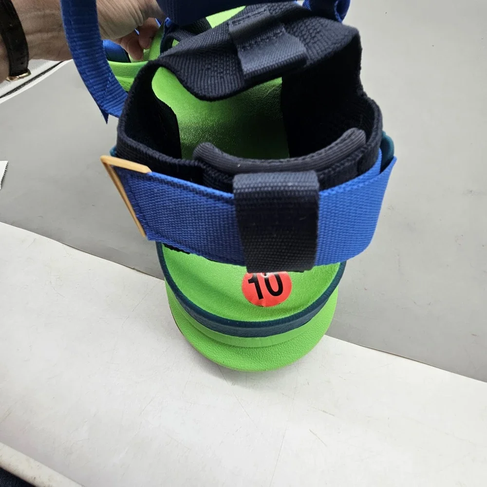 Teva Aventrail Hiking Sandals Mens 10 Total Eclipse Green Flash Blue 1141824